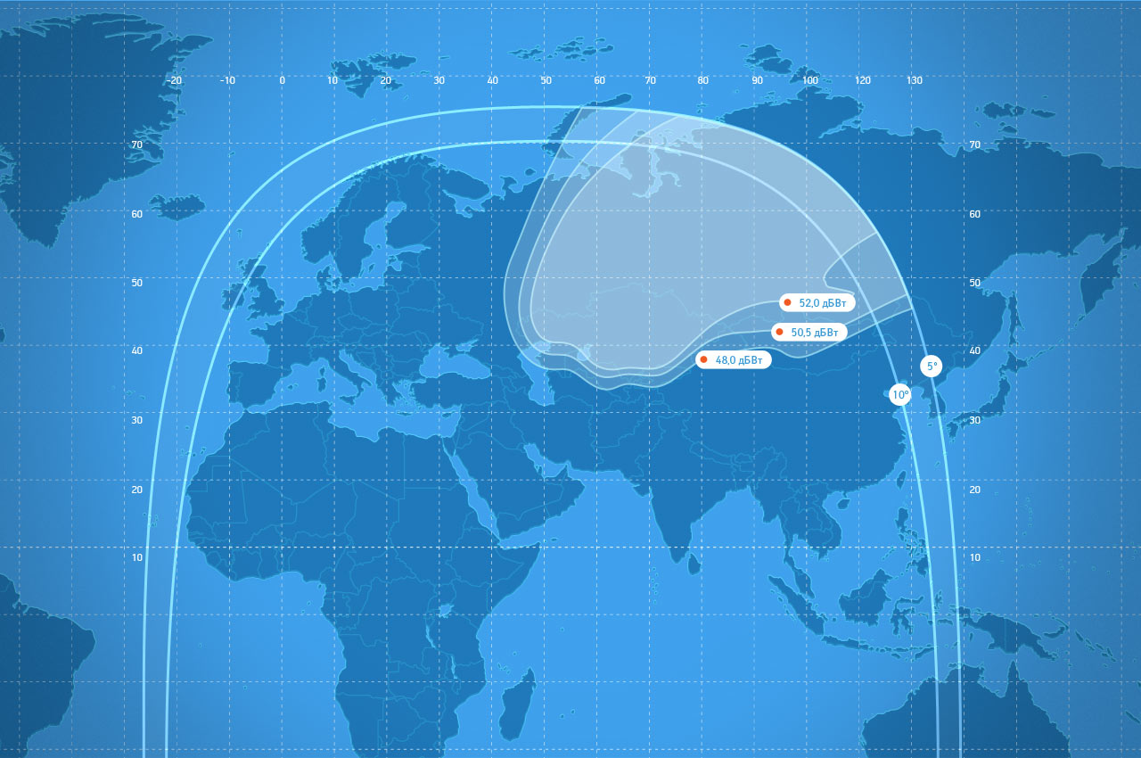 Карта покрытия триколор сибирь